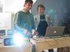 Volker and Tilman pre lecture. 