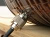 Close up of connector and pigtail.